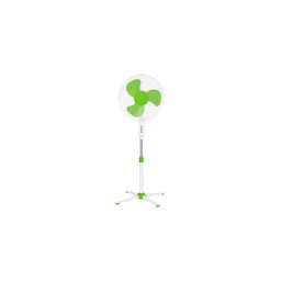 Ventilator de podea 60 W/230 V, Ø 40 cm, alb/verde
