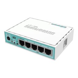 Router MikroTik hEX RB750Gr3 Gigabit cu 5 porturi si RouterOS L4