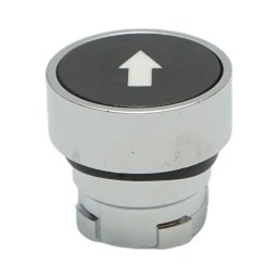 Cap buton comanda negru cu sageata jos Ø22 mm LAY5 Breckner Germany