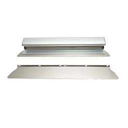 Gletiera inox profesionala 50 cm cu 2 lame flexibile 8,8 x 55 cm