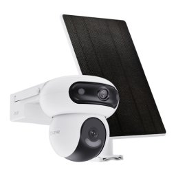 Camera supraveghere IP PT EZVIZ Dual Lens 4MP, 4G, Wi‑Fi 6, panou solar 8W
