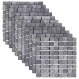 Placi de mosaic Gri 30 x 30 cm Marmura GartenMobel Dekor