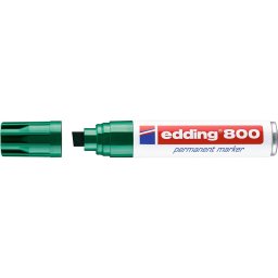 Marker permanent Edding 800, 4 - 12 mm, verde