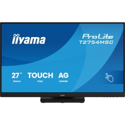 Monitor tactil IIYAMA ProLite T2754MSC-B2AG, 27” Full HD, 83Hz, 4 ms, Negru