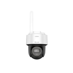 Camera IP PT HiLook Hikvision 4MP Smart Hybrid Light IR 25m lumina alba 25m 2.8mm Wi-Fi 6 microfon difuzor microSD IP66 PTZ-N2C400M-D/W