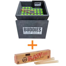 Combo Incarcator Conuri rapid KS Buddies 34 + Poker + Conuri pre-rulate Raw KS x32