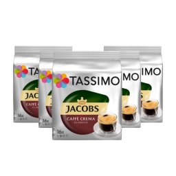 Set 5 x Cutii Capsule Cafea Tassimo Jacobs Caffe Crema Classico 80 bauturi x 150 ml, 80 capsule