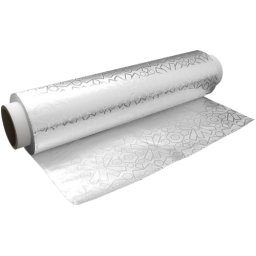 Folie aluminiu embosata, 29 cm, Clarina
