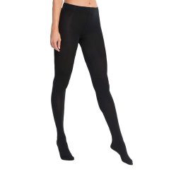 Ciorap simplu si comod, nuanta de negru, cu densitate de 90 DEN (Culoare: NEGRU, Marime: UNIVERSAL)