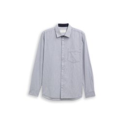 TOM TAILOR Cămașă albastru deschis / alb