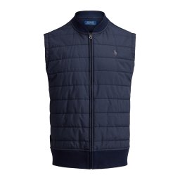 Polo Ralph Lauren Vestă '32/1 DBL KNIT JACQ-KNT-SHIRT' albastru marin