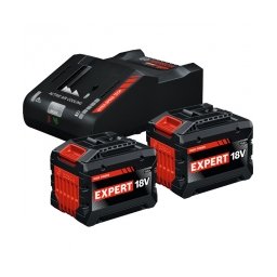 Bosch - EXPERT 2x EXBA18V-150 + EXAL18V-160 - Set 2 acumulatori si incarcator, Li-Ion, 18 V, 15 Ah, incarcare rapida, valiza speciala