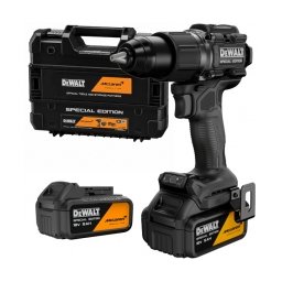Dewalt - DCD86MP2T - Masina de gaurit si insurubat cu percutie cu 2 acumulatori, Li-Ion, 18 V, 5 Ah, 90 Nm, motor fara perii, led iluminare, valiza speciala