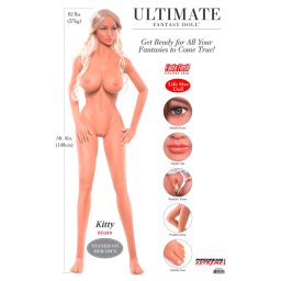 Păpușă realistă Kitty 168 cm