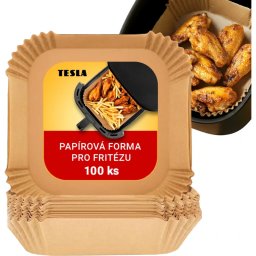 TESLA AirCook QB2058 - 100 bucăți - Formă de hârtie pentru friteuza cu aer cald