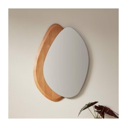 Eglo 425049 - Oglindă de perete LIOMA 68x48 cm brad/bej