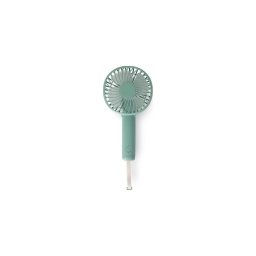 Ventilator reîncărcabil de buzunar, 5 W/5 V, 1200 mAh, turcoaz