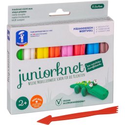 Plastilina non-toxica pentru copii 2+ FEUCHTMANN, 8 culori