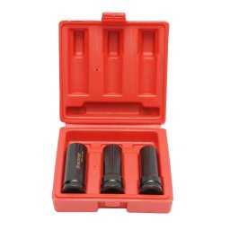Trusa chei tubulare de impact pentru prezoane roti 17, 19, 21 mm, 1/2 Breckner
