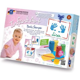 Set creativ pentru bebelusi Primul meu desen cu vopsea non-toxica