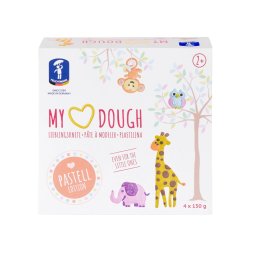 Plastilina pastel pentru copii My Heart, 4 x 150 g, Feuchtmann