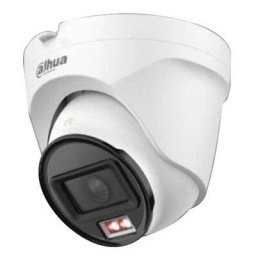 Camera IP turret Dahua 4MP cu PoE, microfon si iluminare duala 30 m, IP67