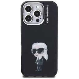Husa Karl Lagerfeld Apple iPhone 16 Pro IML Aquarelle Logo Karl Negru