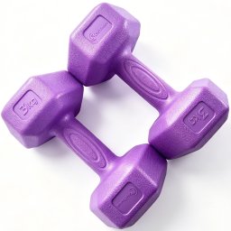 Set gantere hexagonale FitTronic 2 x 3 Kg