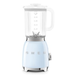 Blender Smeg BLF03PBEU, 800 W, 1,5 l, 18 000 rpm, 4 programe, 4 viteze + Impuls, Otel inoxidabil, Albastru pastel