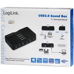 Placa de sunet Sound Box UA0099, 7.1 canale, USB