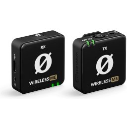 RODE Wireless ME ultra compact digital cablu fără mikrofon sistem Două cu canal cu un client impozit și în receptor construit cu microfon negru