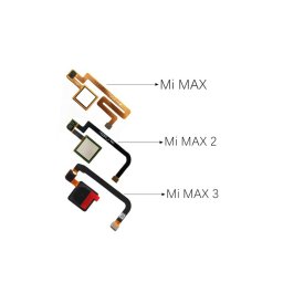 Home Buton + Senzor Amprenta Xiaomi Mi Max 3 Negru
