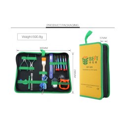 Trusa reparatie laptop, tableta sau telefoane BST-111, 18 Piese