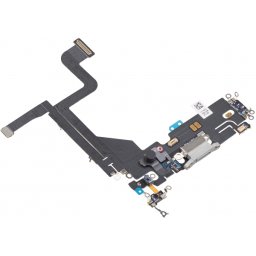 Banda cu Conector Incarcare - Microfon Apple iPhone 13 Pro, Argintiu