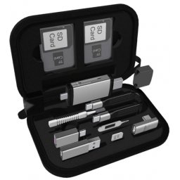 Cititor Card USB / USB-C OEM OmniLink Pro-002 Travel, 7in1, Gri
