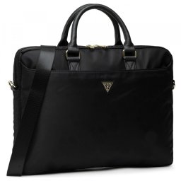 Geanta Guess Triangle Logo pentru Laptop 16inch, Neagra