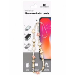 Snur Telefon cu Margele Bruno Rossi BT-13, Multicolor