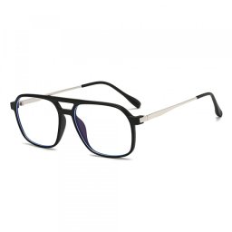 Ochelari De Calculator Unisex Techsuit 83092, Anti-Blue Light, Negri Argintii