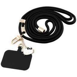 Snur Telefon Hello Kitty Crossbody, Negru