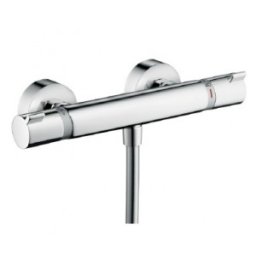Baterie cu termostat dus Hansgrohe gama Ecostat Comfort, crom