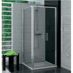 Perete fix lateral SanSwiss de 70x190 cm, model Top-Line, sticla clara de 5 mm