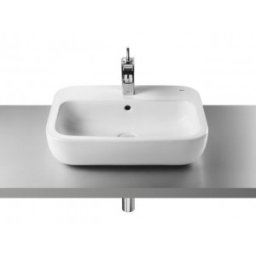 Lavoar 55x42 cm. cu orificiu pentru baterie Roca gama Khroma