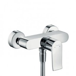 Baterie dus Hansgrohe gama Metris, crom