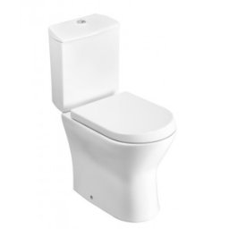 Vas WC compact portelan Roca fixare in pardoseala gama Nexo, alb