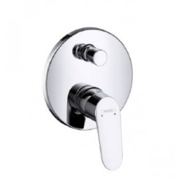 Baterie cada rotunda incastrata Hansgrohe gama Focus, crom
