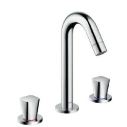 Baterie lavoar 3 piese Hansgrohe gama Logis, crom