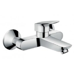 Baterie lavoar montare pe perete Hansgrohe gama Logis, crom