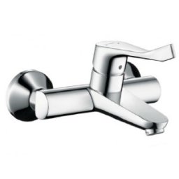 Baterie lavoar monocomanda Hansgrohe gama Focus, crom, maner foarte lung