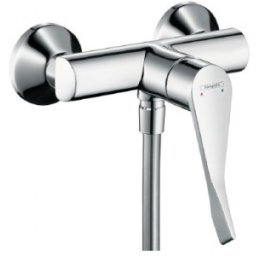 Baterie dus Hansgrohe gama Focus, crom, maner foarte lung