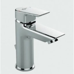Baterie monocomanda lavoar Ideal Standard gama Tesi, cu ventil, cu limitator debit 5l/min